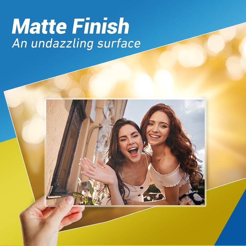 Uinkit Matte Thermal Laminating Sheets, 9 x 11.5 Inches 3 Mil Clear Anti-Glare with Matte Finish 30 Pack Fitted for Letter Size Laminating Pouches 8.5 x 11 inches - Image 3